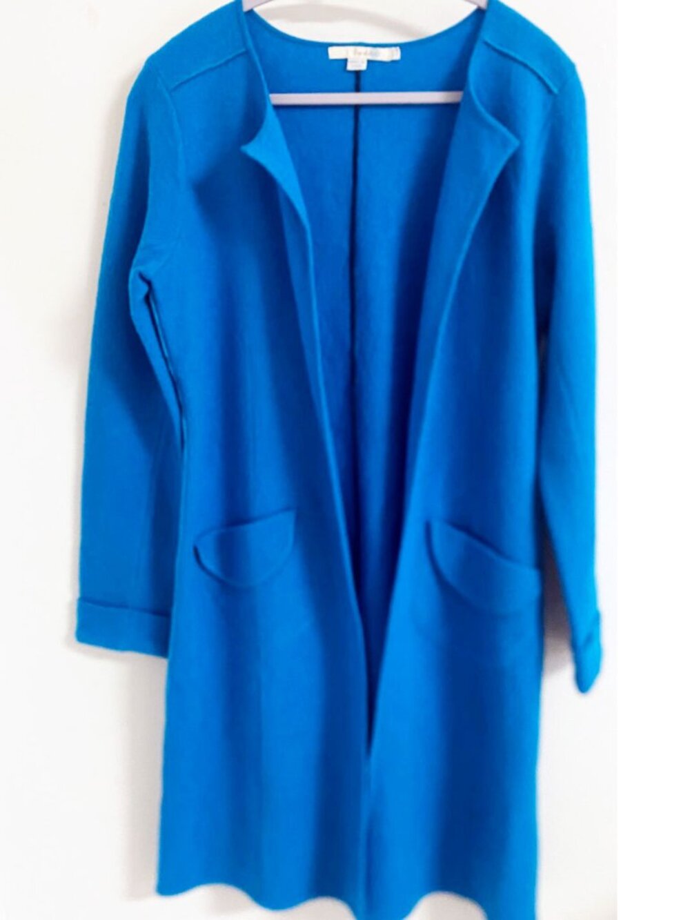 Boden Wool Long Open Cardigan